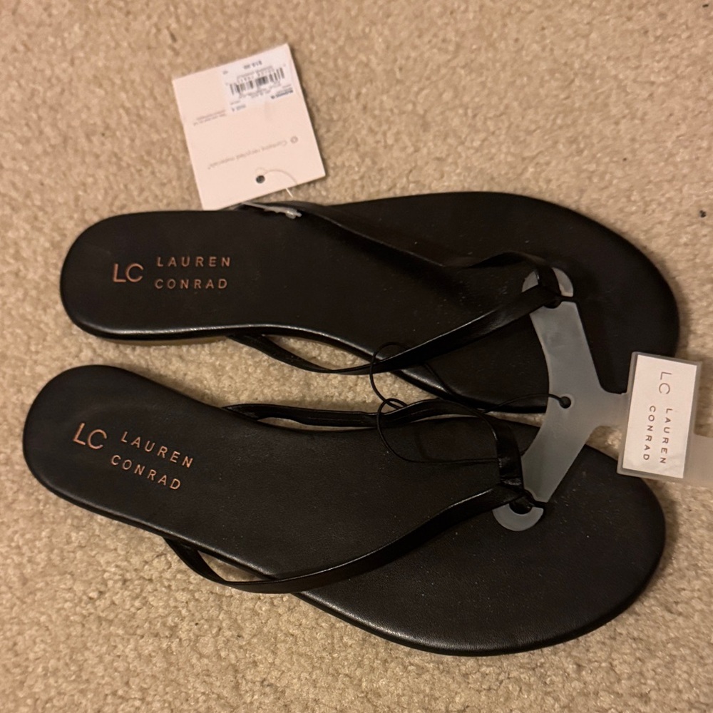 LC Lauren Conrad Elegant Black Sandals - Picture 8 of 9